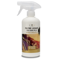 Pulitore e lucidante per cuoio e pelle